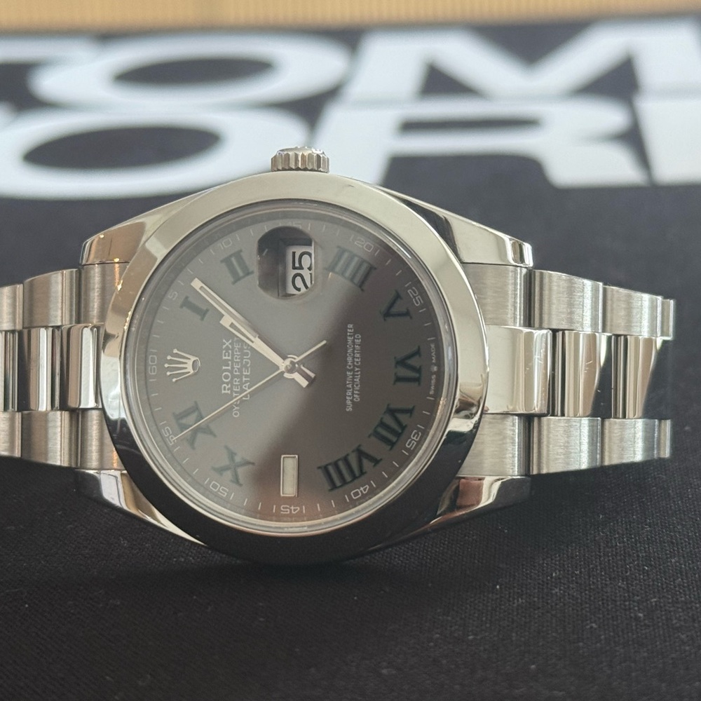 Rolex Datejust 126300 Wimbledon dial Oyster Perpetual - 41mm